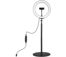 Купить - набор блогера  Набор блогера Puluz Ring USB LED lamp 10.2"+ table mount 140cm (PKT3039)