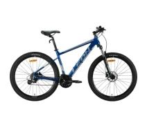 Купить - велосипед и аксессуар  Велосипед Leon 27.5" XC 80 AM DD рама-18" Al синий с серым 2024 (OPS-LN-27.5-164)