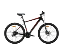 Купить - велосипед и аксессуар  Велосипед Leon 27.5" XC 80 AM DD рама-20" Al черный с красным 2024 (OPS-LN-27.5-167)