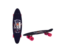 Купить - скейтборд  Пенни борд 24" Bambi SC20514 PU колеса, с ручкой Розовый SC20514(Pink) (SC20514(Pink)