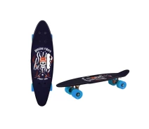 Купить - скейтборд  Пенни борд 24" Bambi SC20514 PU колеса, с ручкой Голубой SC20514(LightBlue) (SC20514(LightBlue)