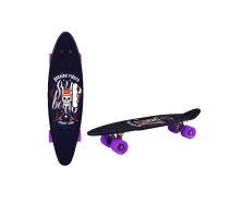 Купить - скейтборд  Пенни борд 24" Bambi SC20514 PU колеса, с ручкой Фиолетовый SC20514(Violet) (SC20514(Violet)