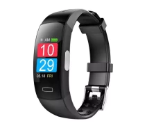 Купить - фитнес-браслет  Фитнес-браслет Jiks Fit с тонометром и измерением ЭКГ (Черный)