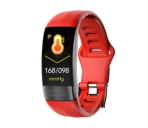 Купить - фитнес-браслет  Фитнес-браслет Jiks Fit lite с тонометром и ЭКГ (Красный)