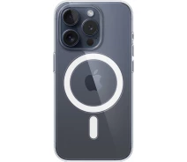 Купить - чехол для смартфона  Чехол прозрачный оригинальный Clear Case with MagSafe MT223ZM/A для Apple Iphone 15 Pro (6.1") Clear