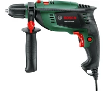 Купить - дрель  Bosch Дрель ударная UniversalImpact 700 + 39 шт, 700Вт, 3000 об/мин, ШЗП, 1.7кг, 39 насадок, кейс (0.603.131.00A-e)