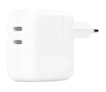 Купить - зарядное устройство для телефона и планшета  Зарядное устройство Apple 35W Dual USB-C Power Adapter A2676 (MW2K3ZM/A)