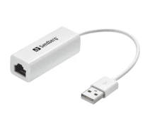 Купить - адаптер и кабель  Переходник Sandberg USB 2.0 Type A – Ethernet RJ45