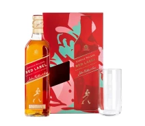 Купить - виски  Виски купажированный бленд Набор Johnnie Walker Red label + 1 стакан 0,7 л (5000267175492)