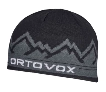 Купить - мужскую шапку  Шапка Ortovox Peak Beanie black raven - черный (025.001.0150)