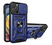 Купить - чехол для смартфона  Чехол Fiji Camera Defence для Apple iPhone 11 Pro бампер с защитой камеры и подставкой Dark Blue
