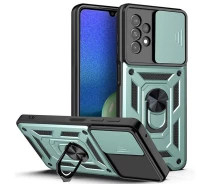 Купить - чехол для смартфона  Чехол Fiji Camera Defence для Samsung Galaxy A13 4G (A135) / (A137) бампер с защитой камеры и подставкой Green