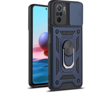 Купить - чехол для смартфона  Чехол Fiji Camera Defence для Xiaomi Redmi Note 10 Pro бампер с защитой камеры Dark Blue
