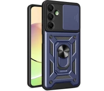 Купить - чехол для смартфона  Чехол Fiji Camera Defence для Samsung Galaxy M13 4G (M135) бампер с защитой камеры и подставкой Dark Blue