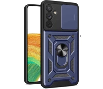Купить - чехол для смартфона  Чехол Fiji Camera Defence для Samsung Galaxy A34 (A346) бампер с защитой камеры и подставкой Dark Blue