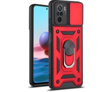 Купить - чехол для смартфона  Чехол Fiji Camera Defence для Xiaomi Redmi Note 10 Pro бампер с защитой камеры Red
