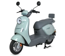 Купить - электроскутеры  Электроскутер MES 1029-4 MODA - 1000W, функция NFC, USB, LED, кожаное сиденье, мятный