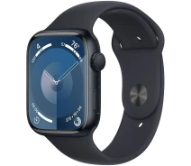 Купить - смарт-часы  Смарт-часы Apple Watch Series 9 GPS 45mm Midnight Aluminium Case с Midnight Sport Band - M/L,Model A2980 (Grade C) Seller Refurbished (MR9A3)