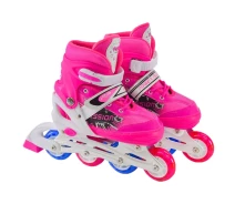 Купить - роликовые коньки  Детские ролики RL2406(Pink) светящиеся колеса, розовый, L (39-42) | RL2406(Pink) (RL2406(Pink)