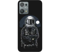 Купить - чехол для смартфона  Чехол силиконовый SMTT для Oscal C30 Pro с картинкой Космонавт и луна