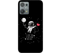 Купить - чехол для смартфона  Чехол силиконовый SMTT для Oscal C30 Pro с картинкой Любовь до луны