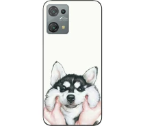 Купить - чехол для смартфона  Бампер силиконовый SMTT для Oscal C30 Pro с рисунком Хаски