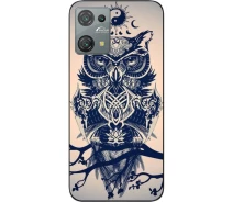 Купить - чехол для смартфона  Бампер силиконовый SMTT для Oscal C30 Pro с рисунком Филин
