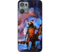 Купить - чехол для смартфона  Силиконовый чехол SMTT для Oscal C30 Pro с картинкой Енот Ракета