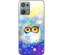 Купить - чехол для смартфона  Бампер силиконовый SMTT для Oscal C30 Pro с рисунком Совушка