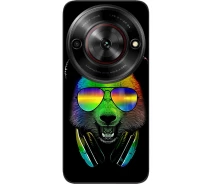 Купить - чехол для смартфона  Силиконовый чехол SMTT для ZTE Nubia Focus 5G с картинкой Мишка в наушниках