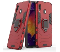 Купить - чехол для смартфона  Чехол Iron Ring для Samsung Galaxy A40 2019 / A405F бронированный бампер Броня Red