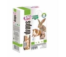 Купить - лакомство для грызуна  Дропсы с йогуртом для грызунов LoLo Pets Yoghurt drops for rodents and rabbit 75 г LoLo PETS BGL-LO-256