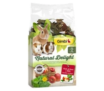 Купить - лакомство для грызуна  Лакомство для грызунов GimBi Natural Delight одуванчика и яблоки 100 г (4002064210162)