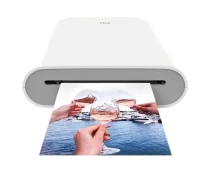 Купить - принтер и МФУ  Принтер портативный Xiaomi Pocket photo printer для фото, фотопринтер + 5 листов клейкой фотобумаги