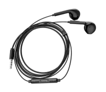 Купить - наушники  Наушники HOCO Crystal joy wire-controlled earphones with mic M101 черные (109795)