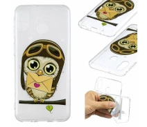 Купить - чехол для смартфона  Силиконовый (TPU) чехол Deexe Pretty Glossy для Samsung Galaxy M20 - Owl
