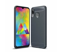 Купить - чехол для смартфона  Защитный чехол UniCase Carbon для Samsung Galaxy M20 (M205) - Dark Blue
