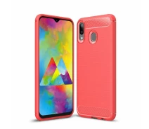 Купить - чехол для смартфона  Защитный чехол UniCase Carbon для Samsung Galaxy M20 (M205) - Red