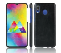 Купить - чехол для смартфона  Защитный чехол Deexe Leather Back Cover для Samsung Galaxy M20 (M205) - Black