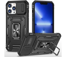 Купить - чехол для смартфона  Ударопрочный чехол Camshield Army Ring на Apple iPhone 12 Pro/12 (6.1") (Черный/Black) 1674342