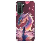 Купить - чехол для смартфона  Чехол Girl and dragon для Huawei nova 7 SE 2015826