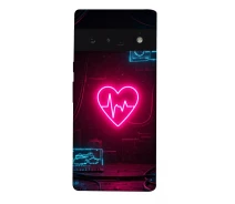 Купить - чехол для смартфона  Чехол Neon heart для Google Pixel 6 Pro 2008279
