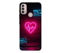 Купить - чехол для смартфона  Чехол Neon heart для Motorola Moto E40 1999706