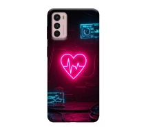 Купить - чехол для смартфона  Чехол Neon heart для Motorola Moto G42 1999819