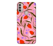 Купить - чехол для смартфона  Чехол Strawberry pink для Motorola Moto E40 2024190