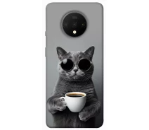 Купить - чехол для смартфона  Чехол Grey cat coffee для OnePlus 7T 2056947