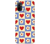 Купить - чехол для смартфона  Чехол Сердца-цветочки для Oppo A32 2030086