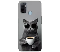 Купить - чехол для смартфона  Чехол Grey cat coffee для Oppo A32 2057025