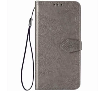 Купить - чехол для смартфона  Кожаный чехол (книга) Art Case с визитницей на Oppo A52/A72/A92 (Серый) 908706