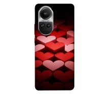 Купить - чехол для смартфона  Чехол Hearts pattern для Oppo Reno 10 2002003